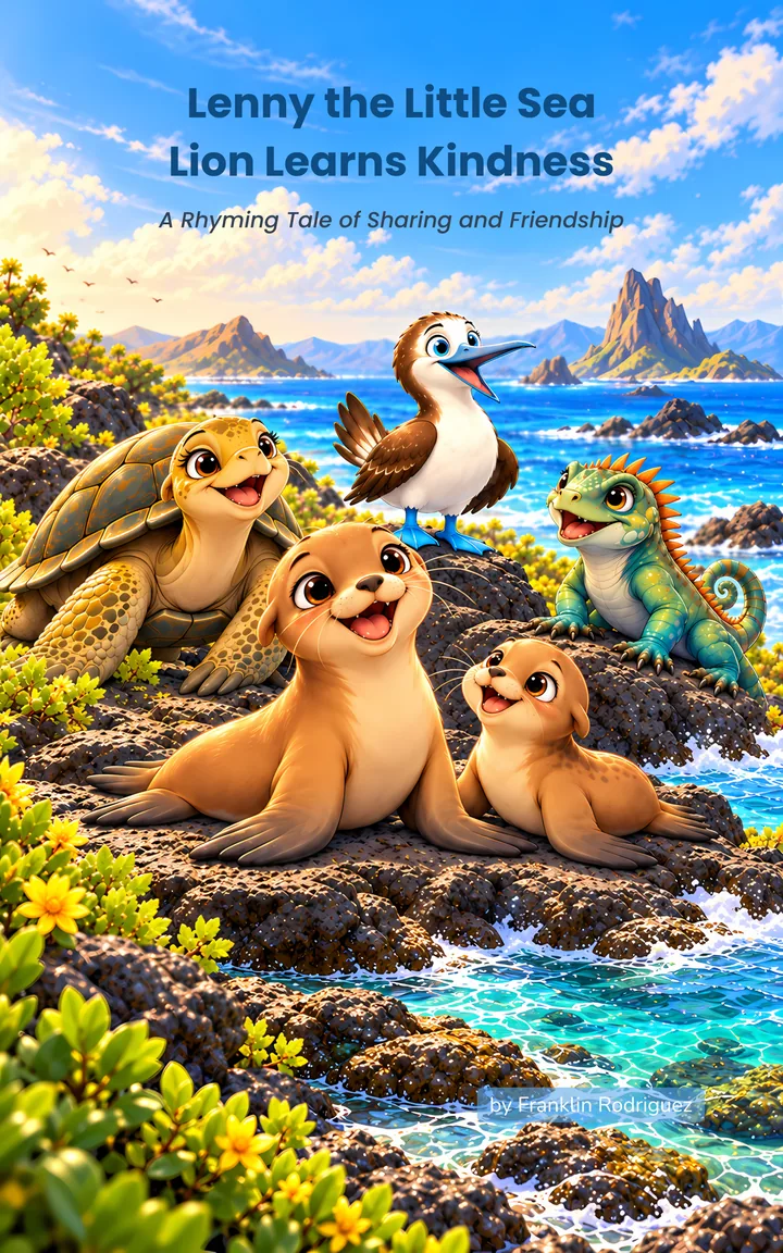 Cover of Lenny the Little Sea Lion Learns Kindness